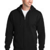 Port & Company Full-Zip Hooded Sweatshirt