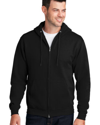 Port & Company Full-Zip Hooded Sweatshirt