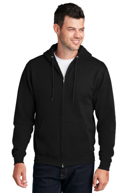 Port & Company Full-Zip Hooded Sweatshirt