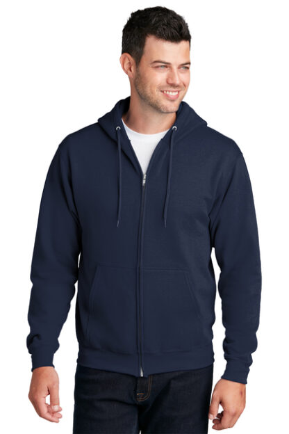 Port & Company Full-Zip Hooded Sweatshirt - Image 8