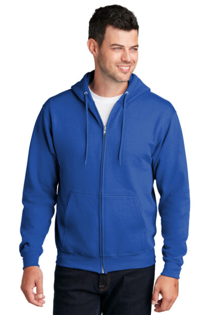 Port & Company Full-Zip Hooded Sweatshirt - Image 4