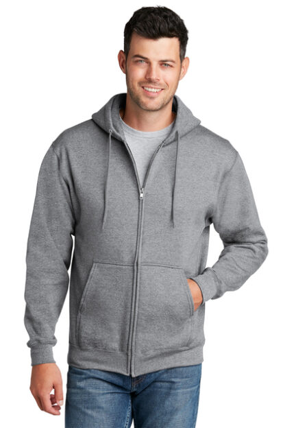 Port & Company Full-Zip Hooded Sweatshirt - Image 3
