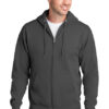 Port & Company Full-Zip Hooded Sweatshirt - Image 2