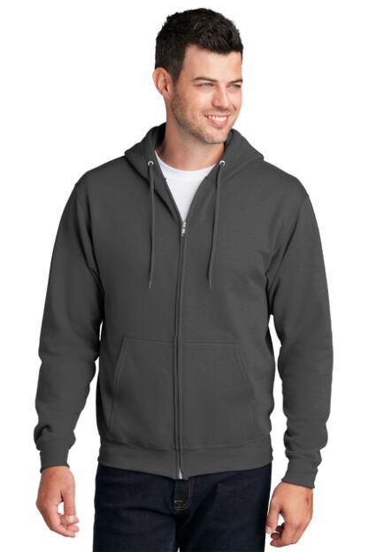 Port & Company Full-Zip Hooded Sweatshirt - Image 2