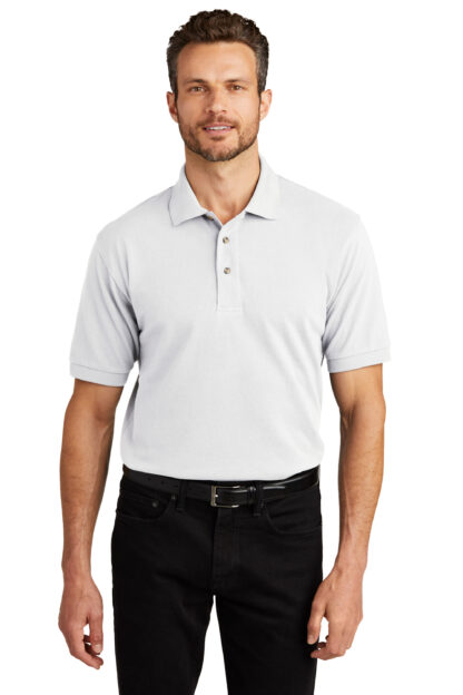 Men’s Port Heavyweight Cotton Pique Polo - Image 3