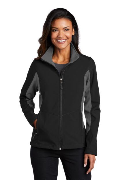 Ladies Colorblock Soft Shell Jacket