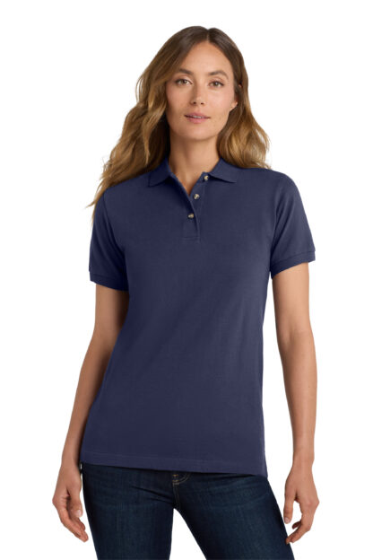 Port Ladies Heavyweight Cotton Pique Polo - Image 7