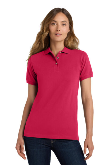 Port Ladies Heavyweight Cotton Pique Polo - Image 5