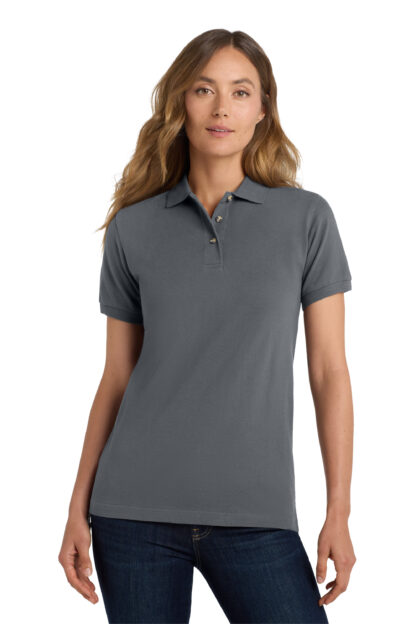 Port Ladies Heavyweight Cotton Pique Polo - Image 2