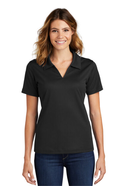 Sport-Tek ® Ladies Dri-Mesh ® V-Neck Polo - Image 6