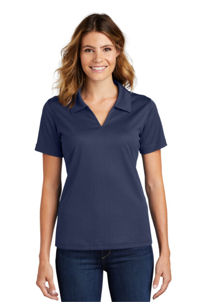 Sport-Tek ® Ladies Dri-Mesh ® V-Neck Polo - Image 5