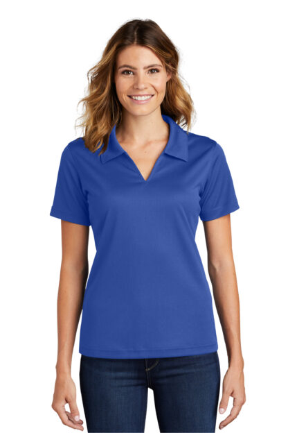 Sport-Tek ® Ladies Dri-Mesh ® V-Neck Polo - Image 3