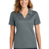 Sport-Tek ® Ladies Dri-Mesh ® V-Neck Polo - Image 2