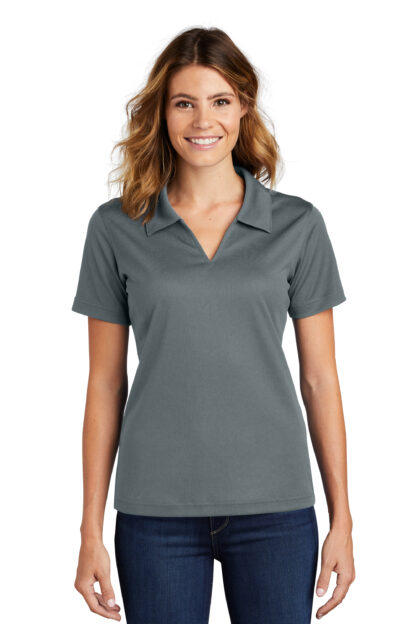 Sport-Tek ® Ladies Dri-Mesh ® V-Neck Polo - Image 2