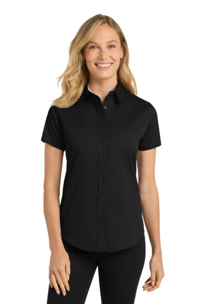 Port Authority Ladies Short Sleeve Easy Care Shirt - Image 7