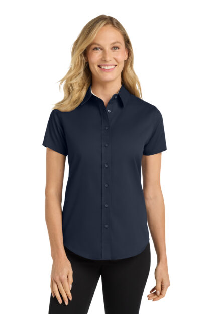 Port Authority Ladies Short Sleeve Easy Care Shirt - Image 6