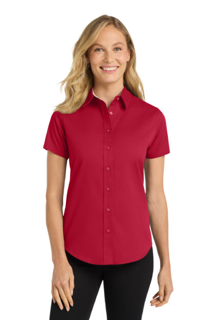 Port Authority Ladies Short Sleeve Easy Care Shirt - Image 4