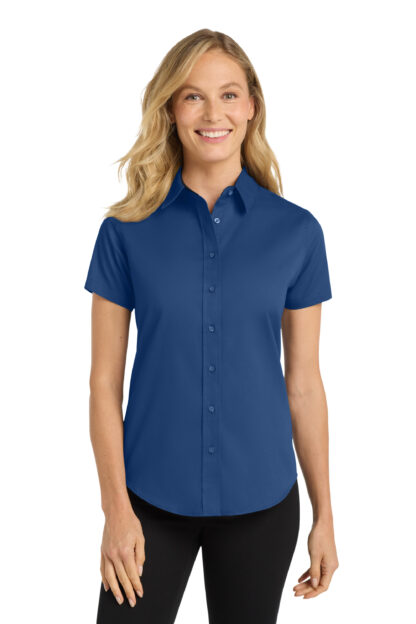 Port Authority Ladies Short Sleeve Easy Care Shirt - Image 5