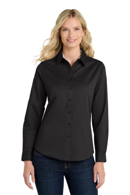 Port Authority Ladies Long Sleeve Easy Care Shirt - Image 5