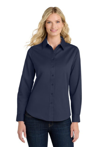 Port Authority Ladies Long Sleeve Easy Care Shirt - Image 4