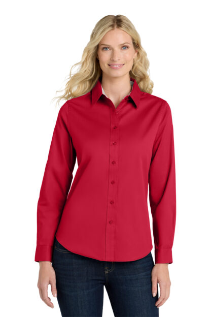 Port Authority Ladies Long Sleeve Easy Care Shirt - Image 3