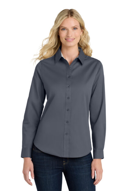 Port Authority Ladies Long Sleeve Easy Care Shirt - Image 2