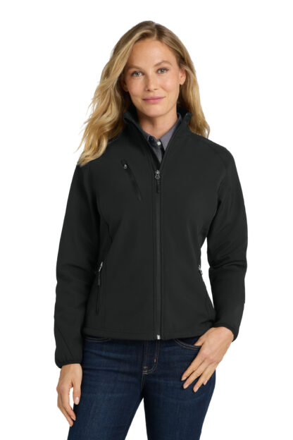 Port Ladies Textured Soft Shell Jacket