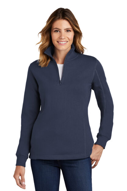 Sport-Tek® Ladies 1/4-Zip Sweatshirt - Image 4