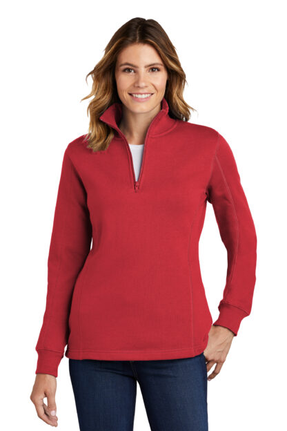 Sport-Tek® Ladies 1/4-Zip Sweatshirt - Image 3