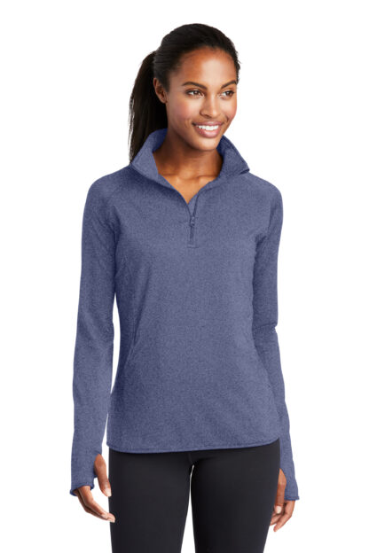 Sport-Tek® Ladies Sport-Wick® Stretch 1/4-Zip Pullover