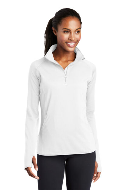 Sport-Tek® Ladies Sport-Wick® Stretch 1/4-Zip Pullover - Image 7