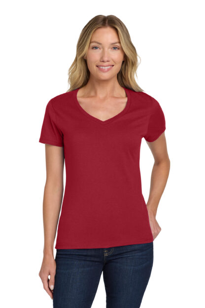 Hanes - Nano-T Women's V-Neck T-Shirt - Image 5