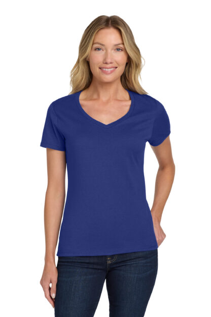 Hanes - Nano-T Women's V-Neck T-Shirt - Image 7