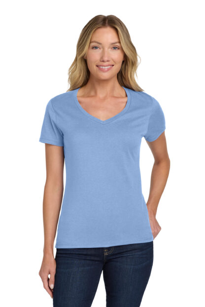 Hanes - Nano-T Women's V-Neck T-Shirt - Image 6