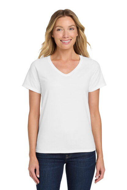 Hanes - Nano-T Women's V-Neck T-Shirt - Image 2